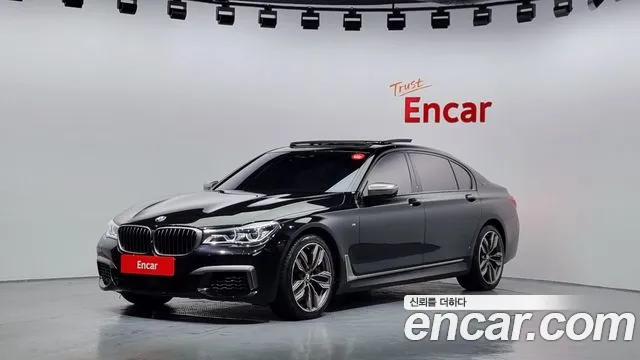 BMW 7 Series (G11) 2018 Черный из Кореи