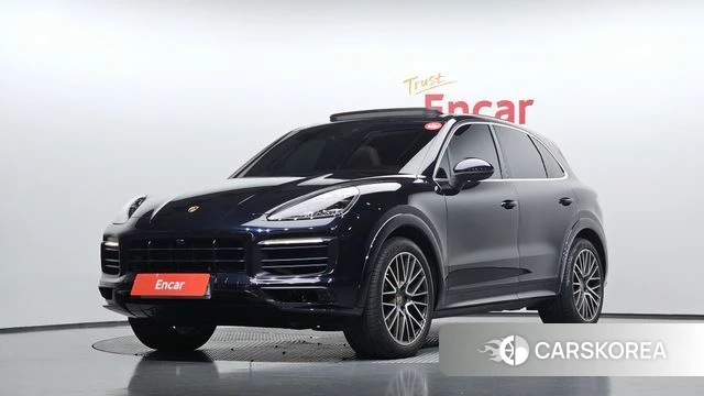 Porsche Cayenne (PO536) 2019 Синий из Кореи