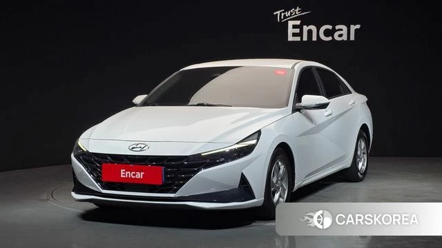 Hyundai Avante (CN7) 2020 Белый из Кореи