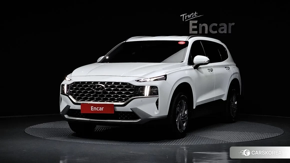 Hyundai The New Santa Fe 2023 Белый из Кореи