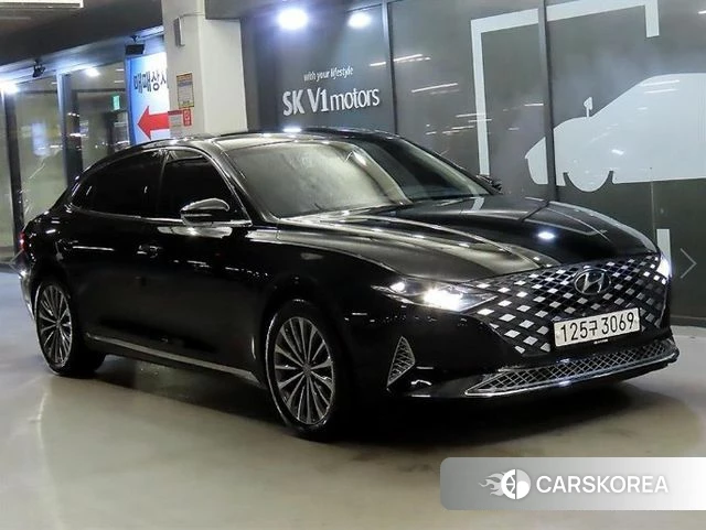 Hyundai The New Grandeur IG Hybrid 2021 Черный из Кореи