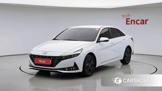 Hyundai Avante (CN7) 2022 Белый из Кореи