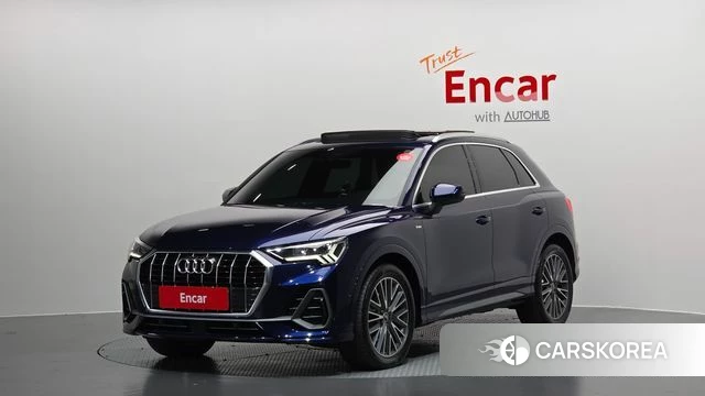 Audi Q3 (F3) 2022 Синий из Кореи