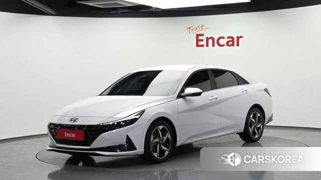 Hyundai Avante (CN7) 2021 Белый из Кореи