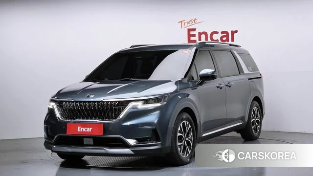 Kia Carnival 4th generation 2021 Синий нефрит из Кореи