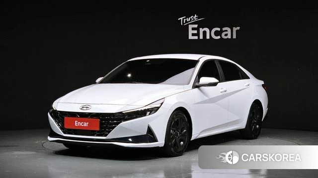 Hyundai Avante (CN7) 2020 Белый из Кореи