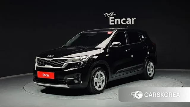 Kia Seltos 2021 Черный из Кореи