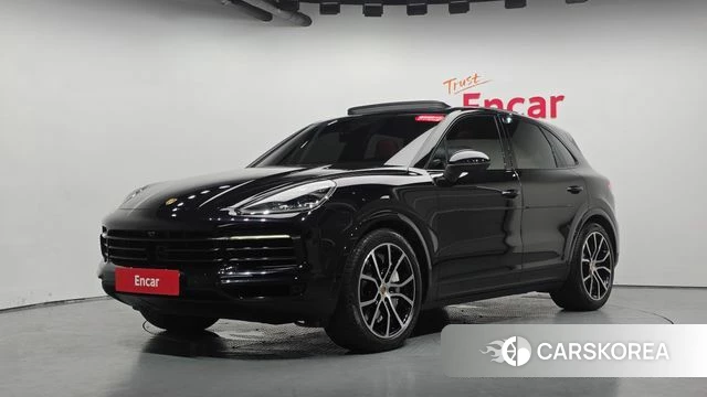 Porsche Cayenne (PO536) 2021 Черный из Кореи