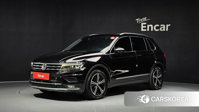 Volkswagen Tiguan second Generation 2020 Черный из Кореи