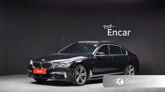 BMW 7 Series (G11) 2018 Синий из Кореи