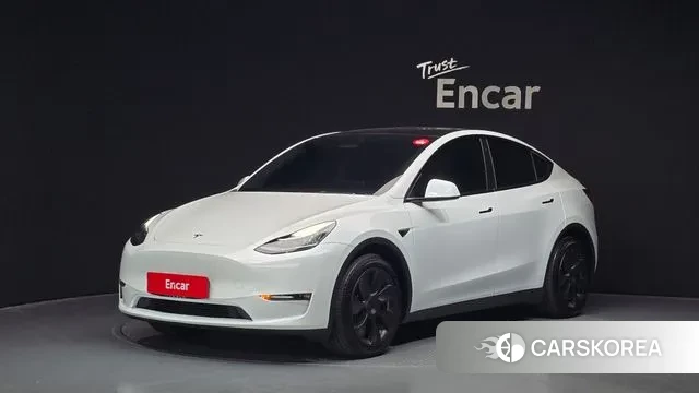 Tesla Model Y 2022 Белый из Кореи