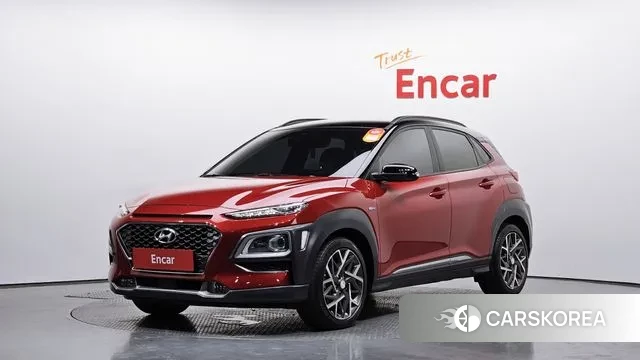 Hyundai Kona Hybrid 2019 Красный из Кореи