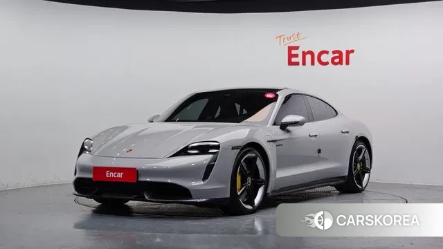 Porsche Taycan 2021 Серебристо-серый из Кореи
