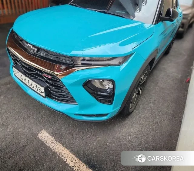 Chevrolet (GM Daewoo) Trailblazer 2021 Небесно-голубой из Кореи