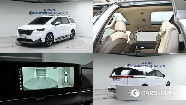 Kia Carnival 4th generation 2021 Белый из Кореи