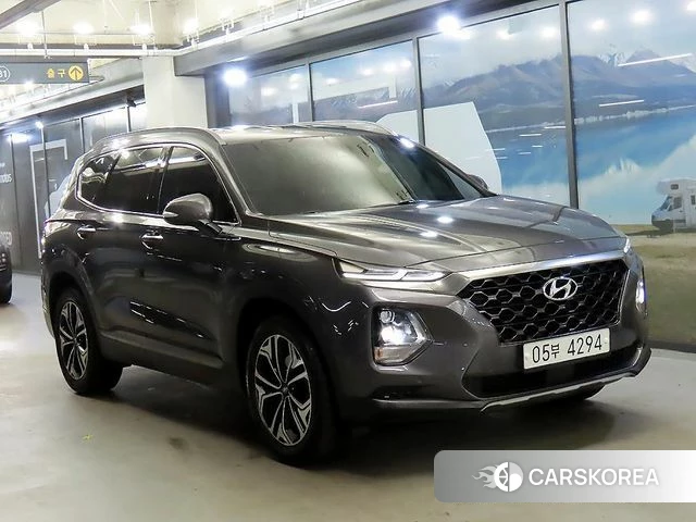 Hyundai Santa Fe TM 2018 Серый из Кореи
