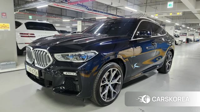 BMW X6 (G06) 2021 Черный из Кореи