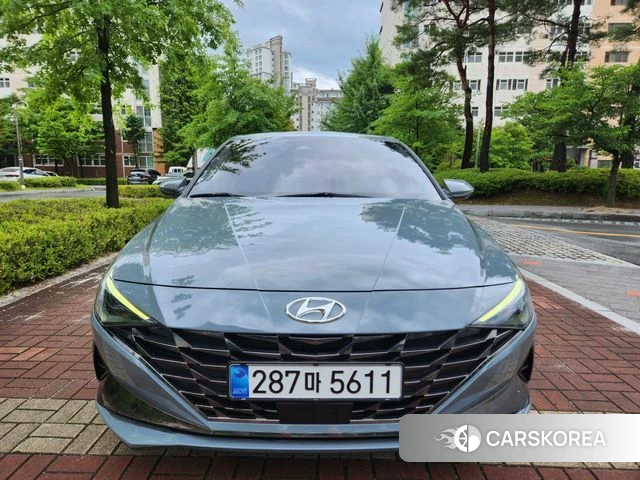 Hyundai Avante (CN7) 2020 Небесно-голубой из Кореи