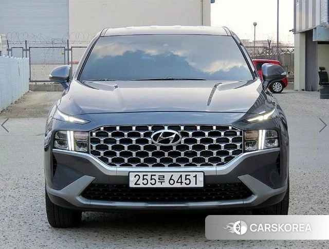 Hyundai The New Santa Fe 2021 Серый из Кореи