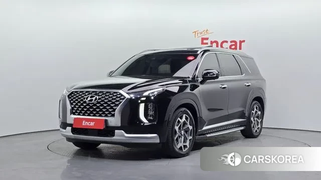 Hyundai Palisade 2021 Черный из Кореи