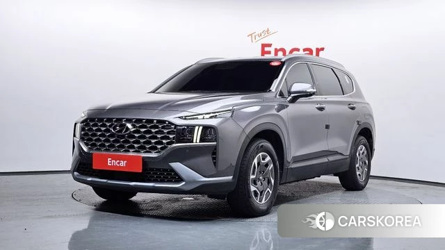 Hyundai The New Santa Fe 2022 Серый из Кореи