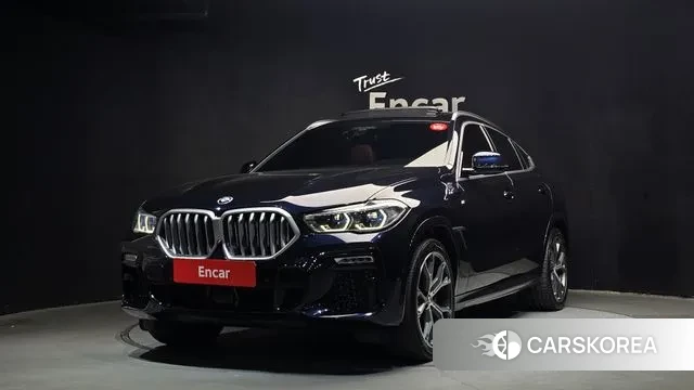 BMW X6 (G06) 2021 Черный из Кореи