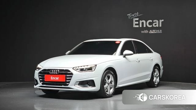 Audi A4 (B9) 2022 Белый из Кореи
