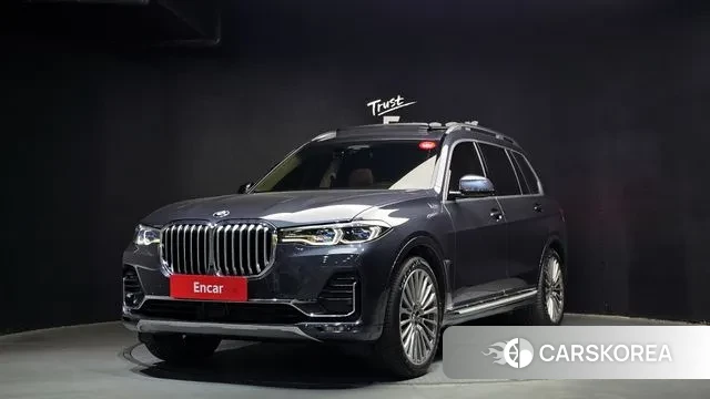 BMW X7 (G07) 2021 Серый из Кореи