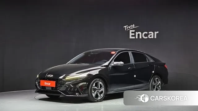 Hyundai Avante (CN7) 2021 Черный из Кореи