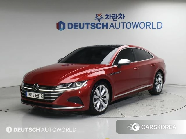 Volkswagen Arteon 2023 Красный из Кореи