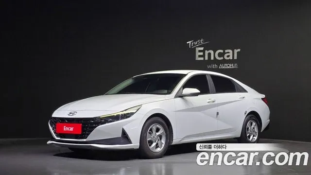 Hyundai Avante (CN7) 2021 Белый из Кореи