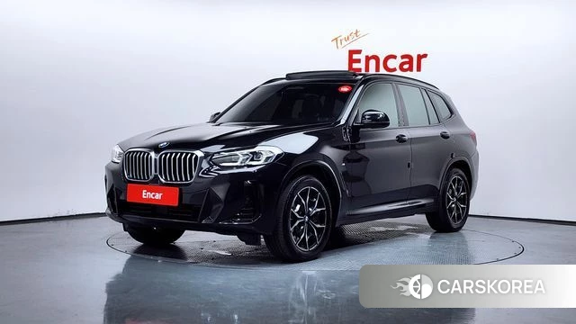 BMW X3 (G01) 2022 Черный из Кореи