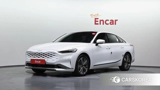 Kia K8 Hybrid 2023 Белый из Кореи