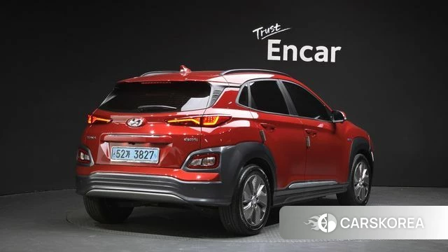 Hyundai Kona Electric 2018 Красный из Кореи