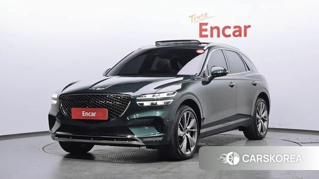 Genesis GV70 2023 Темно-зеленый из Кореи