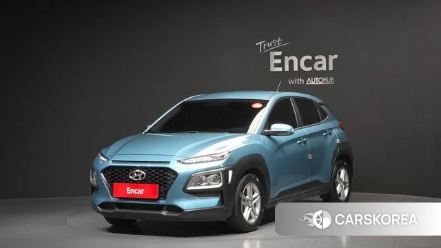 Hyundai Kona 2018 Небесно-голубой из Кореи