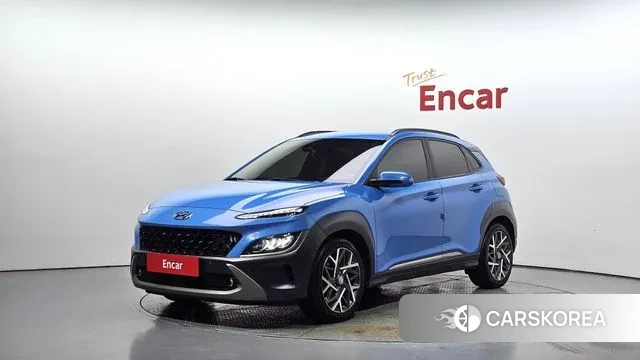 Hyundai The New Kona Hybrid 2021 Синий из Кореи