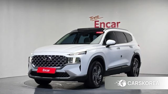Hyundai The New Santa Fe 2021 Белый из Кореи