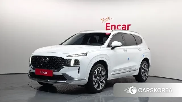 Hyundai The New Santa Fe 2021 Белый из Кореи