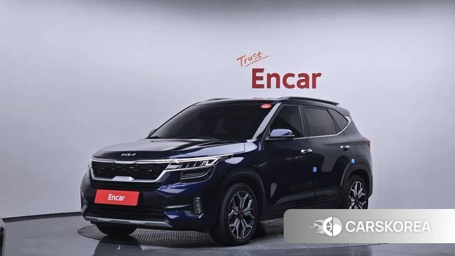 Kia Seltos 2021 Синий из Кореи