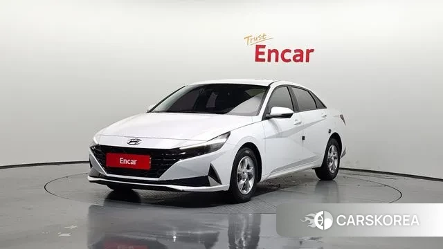Hyundai Avante (CN7) 2020 Белый из Кореи