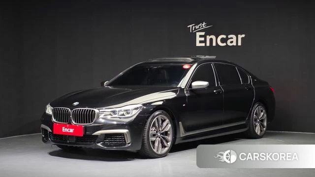 BMW 7 Series (G11) 2018 Черный из Кореи