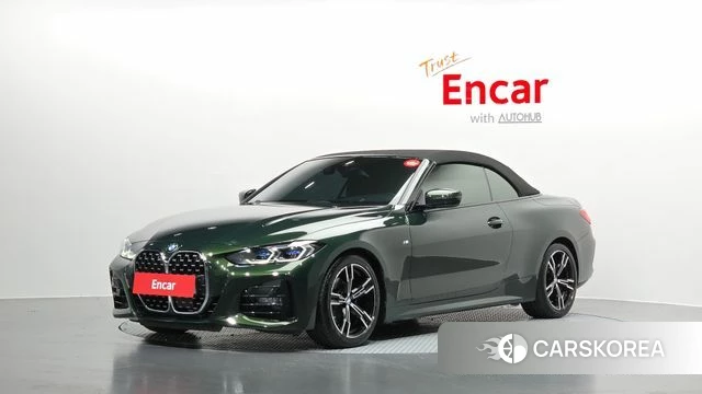 BMW 4 Series (G22) 2022 Темно-зеленый из Кореи