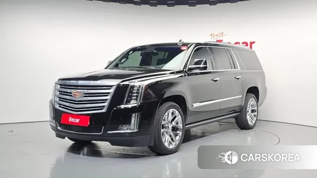 Cadillac Escalade 2018 Черный из Кореи