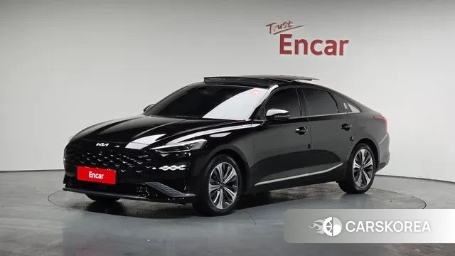 Kia K8 Hybrid 2021 Черный из Кореи