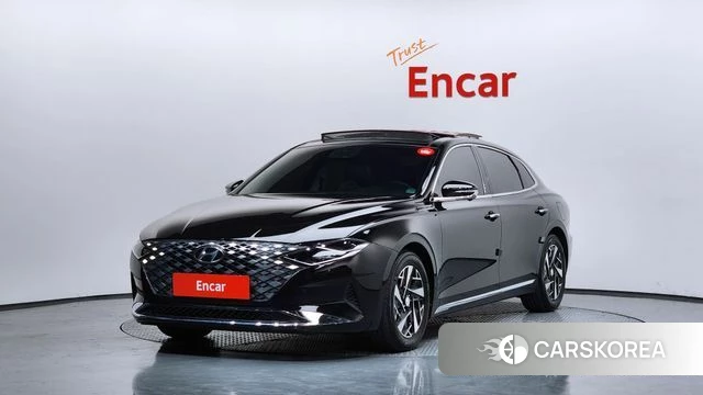 Hyundai The New Grandeur IG Hybrid 2021 Черный из Кореи