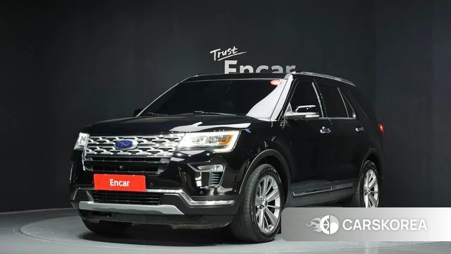 Ford Explorer 2018 Черный из Кореи