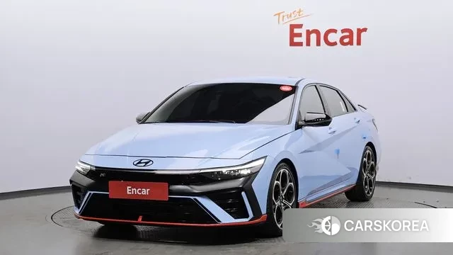 Hyundai The New Avante (CN7) 2024 Синий из Кореи