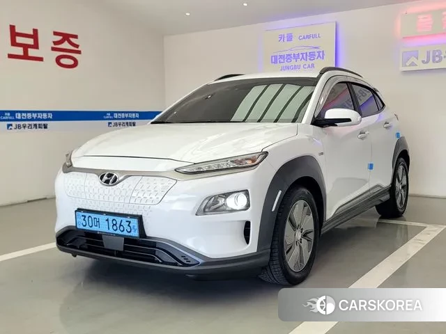 Hyundai Kona Electric 2019 Белый из Кореи