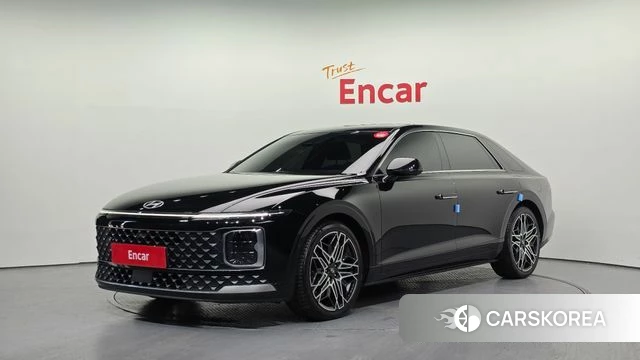 Hyundai Grandeur Hybrid (GN7) 2023 Черный из Кореи